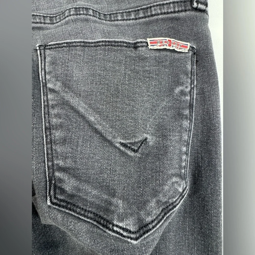 Hudson Krista Super Skinny Faded Black Stretch Jeans Size 27/4